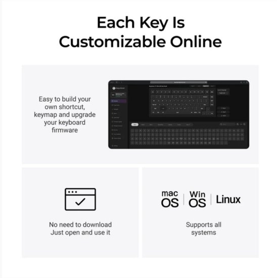Tipkovnica KEYCHRON V1 Ultra, mehanička, bežična, USB, UK layout, crna
