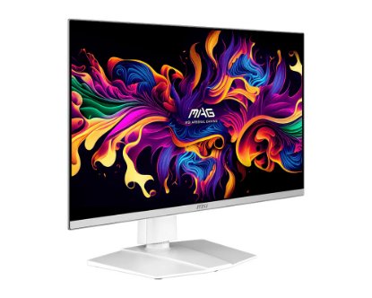 Gaming monitor 27" MSI MAG 272QPW, WQHD, OLED, 280Hz, 1ms, 250m2, FreeSync, bijeli