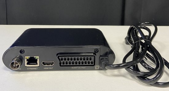 RABLJENI - TV tuner SYNERGY T-202, DVB-T2 HEVC265, SCART, LAN, HDMI, zemaljski, crni