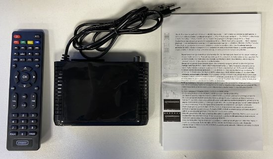 RABLJENI - TV tuner SYNERGY T-202, DVB-T2 HEVC265, SCART, LAN, HDMI, zemaljski, crni