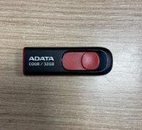 OPEN BOX - Memorija USB FLASH DRIVE, 32 GB, ADATA C008 Black AD, AC008-32G-RKD, crna