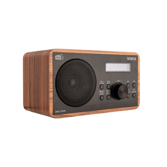 Prijenosni radio VIVAX, DAB+/FM, BT, bluetooth, smeđi