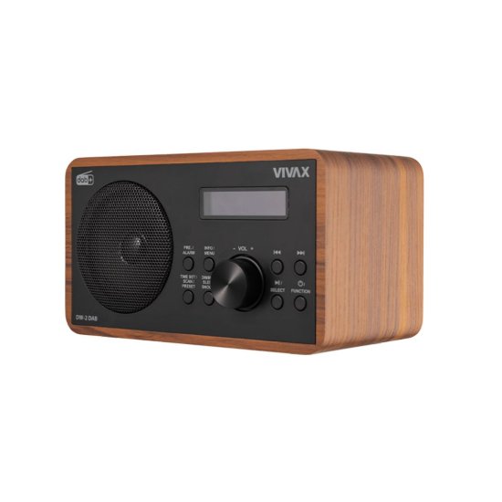 Prijenosni radio VIVAX, DAB+/FM, BT, bluetooth, smeđi
