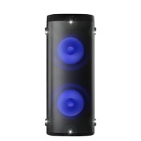 Prijenosni Bluetooth karaoke zvučnik VIVAX BS-1011, 100 W RMS/200 W Peak, 7500 mAh, do 13.5 h reprodukcije, Bluetooth/Wireless, LED svjetla sinkronizirana s ritmom, daljinski upravljač, 17.4 kg, crna
