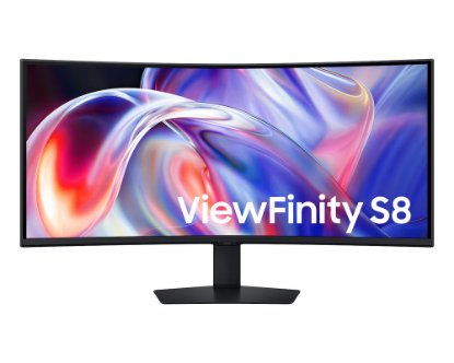 Monitor 40" SAMSUNG S85TH ViewFinity LS40H850TAUXEN, WUHD, VA, 144Hz, 4ms, 350cd/m2, zakrivljeni, crni