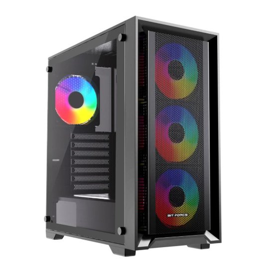 Kućište BIT FORCE Voltron ARGB-C4, ATX Mid-Tower, bez napajanja, crno