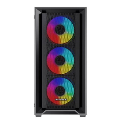 Kućište BIT FORCE Voltron ARGB-C4, ATX Mid-Tower, bez napajanja, crno