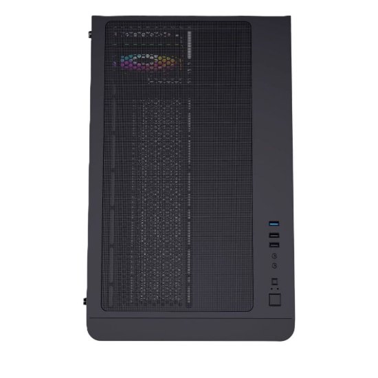 Kućište BIT FORCE CUBE ARGB-TGC-PWM4, ATX Mid-Tower, bez napajanja, crno