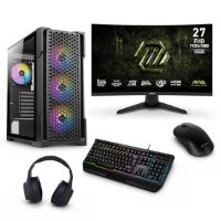 Računalo LINKS Pro Max Bundle 2026/ Core i5 12400F, 16GB DDR4, 1TB SSD NVMe, nVidia GeForce RTX 5060 8GB, bez OS, crno, Monitor 27" 240Hz, tipkovnica, miš