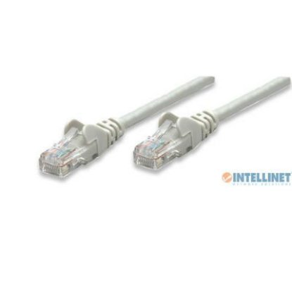 Kabel INTELLINET, patch CAT6, U/UTP, sivi, 2m