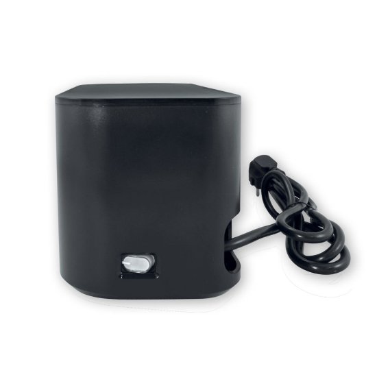 Organizator kabela s utičnicama, 5 šuko + 2 USB (A+C), 250 V~, max. 16 A / 3680 W, crni