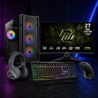 Računalo LINKS Pro Max Bundle 2026/ Core i5 12400F, 16GB DDR4, 1TB SSD NVMe, nVidia GeForce RTX 5060 8GB, bez OS, crno, Monitor 27" 240Hz, tipkovnica, miš