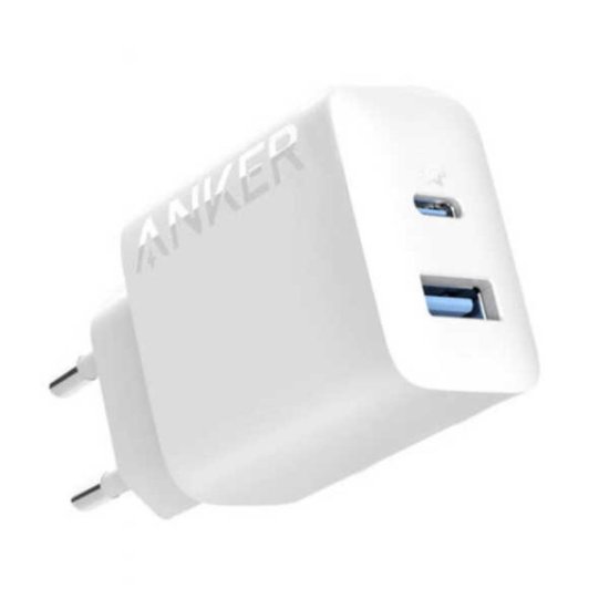 Kućni punjač ANKER KP, 20W, USB-A, USB-C, bijeli