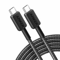 Kabel ANKER 322, 60W, USB-C/USB-C, 90cm, pleteni, crni