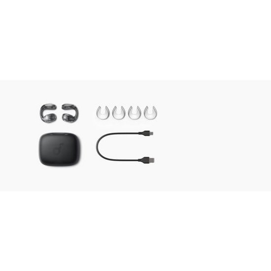 Slušalice ANKER SoundCore C40i Clear, open-ear, bežične, Bluetooth, crne