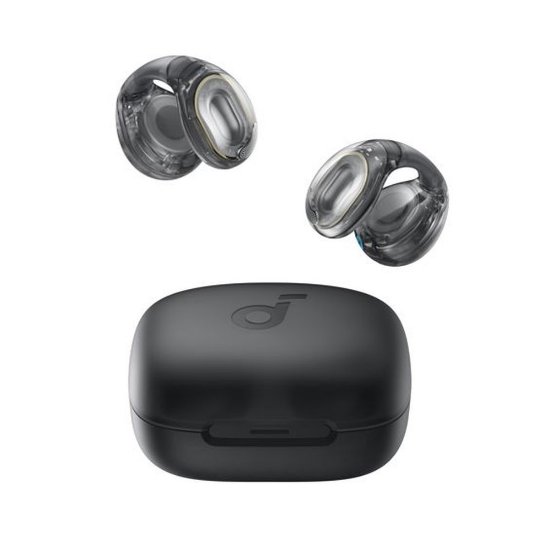 Slušalice ANKER SoundCore C40i Clear, open-ear, bežične, Bluetooth, crne