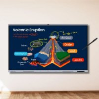 Interaktivni zaslon SAMSUNG LH75WAFPLGCXEN, 75", 4K,  40 Points Touch, sivi