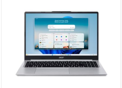 Laptop ACER Aspire Lite 15  /  AMD Ryzen 3 5400U, 8GB, 128GB, 16" FHD IPS, AMD Radeon Graphics, Windows 11, srebrni
