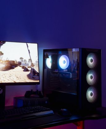 Računalo EPOCH Galaxia V2 / Ryzen 5 8400F, 16GB DDR5, 1TB SSD NVMe, nVidia GeForce RTX 5060 8GB, WiFi, Windows 11, crno