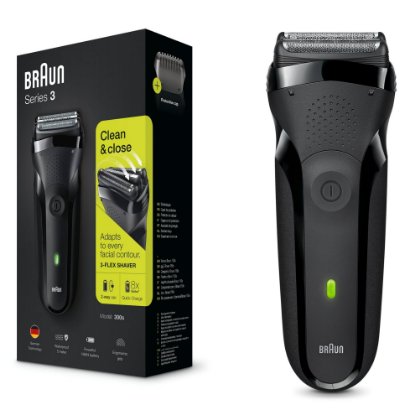 Aparat za brijanje BRAUN 300 , SmartPlug , 3 brijaća elementa, crna