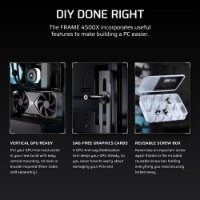 Kućište CORSAIR Frame 4500X, window, MIDI, E-ATX, crno, bez napajanja