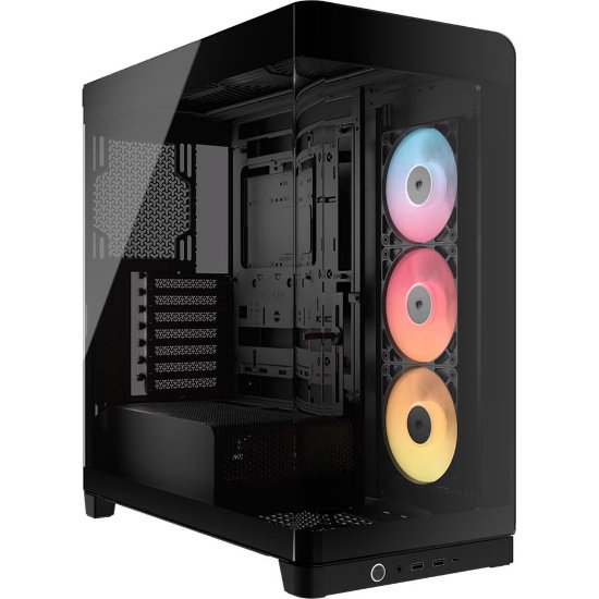 Kućište CORSAIR Frame 4500X, window, MIDI, E-ATX, crno, bez napajanja