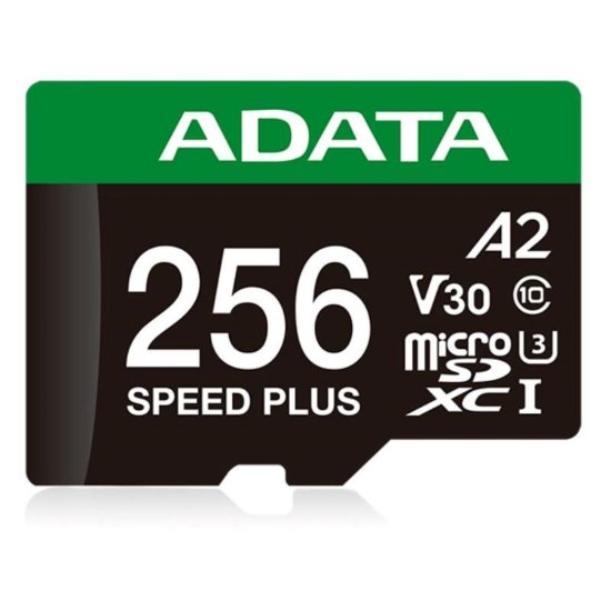 Adata Memorijska kartica Speed plus UD256GUI3V30A2SP-RA1, microSDXC 256GB, Class 10 UHS-I