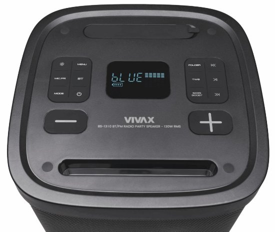 Karaoke VIVAX VOX BS-1310, 130W, FM, USB, bluetooth, bežični mikrofon, LED