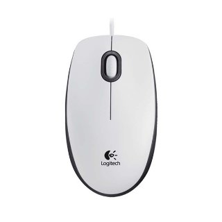Miš LOGITECH M100, USB, bijeli
