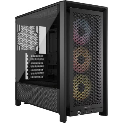 Kućište CORSAIR Frame 4000D RS ARGB, window, MIDI, ATX, crno, bez napajanja