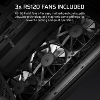 Kućište CORSAIR 3200D RS, MIDI-Tower, ATX, window, crno, bez napajanja