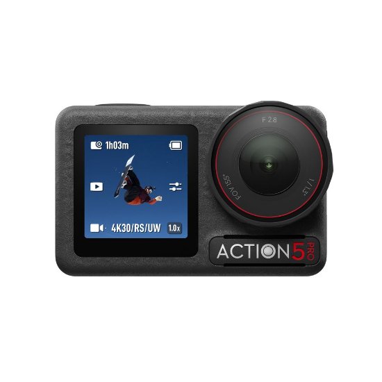 Sportska digitalna kamera DJI Osmo Action 5 Pro Standard Combo, 4K120, 40 Mpixela, HDR, OLED Touchscreen, WiFi, BT
