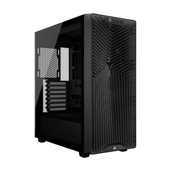 Kućište CORSAIR 3200D RS, MIDI-Tower, ATX, window, tamno sivo, bez napajanja