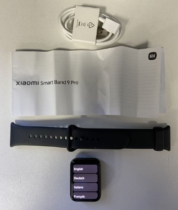 RABLJENI - Narukvica XIAOMI Smart Band 9 Pro, mjerenje aktivnosti, senzor pokreta, vodootporna, crna