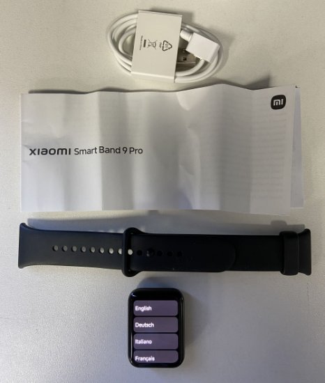 RABLJENI - Narukvica XIAOMI Smart Band 9 Pro, mjerenje aktivnosti, senzor pokreta, vodootporna, crna