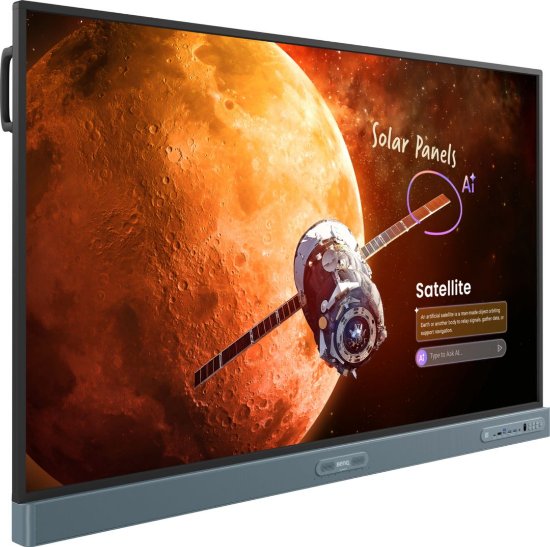 Interaktivni zaslon BENQ RP6505, 65", 4k, 50 Points Touch, crni