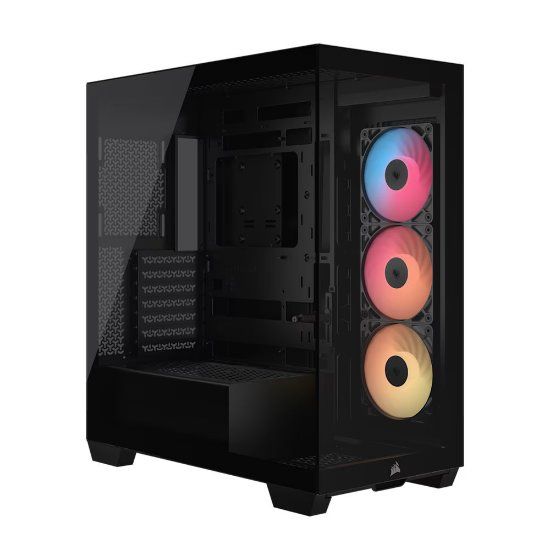 Kućište CORSAIR 3500X RS-R ARGB, window, MIDI-Tower, ATX, crno, bez napajanja