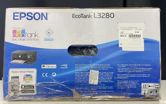 RABLJENI - Multifunkcijski printer EPSON EcoTank L3280, printer/scanner/copy, 5760 x 1440, WiFi, USB, crni