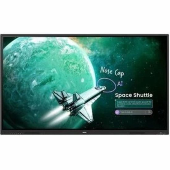 Interaktivni zaslon BENQ RE8605A, 86", 4k, 50 Points Touch, crni