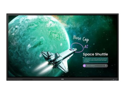 Interaktivni zaslon BENQ RE7505A, 75", 4k, 50 Points Touch, crni