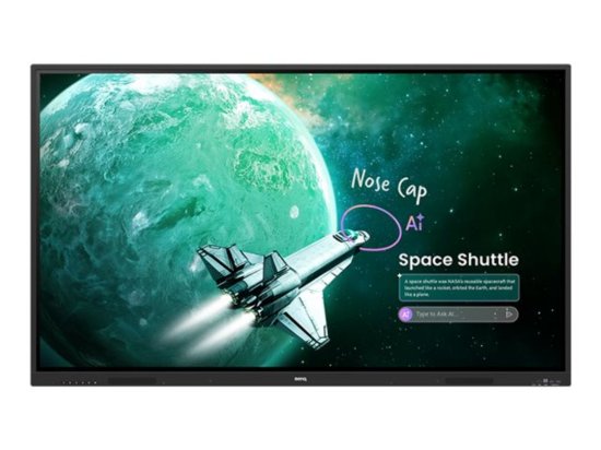 Interaktivni zaslon BENQ RE7505A, 75", 4k, 50 Points Touch, crni