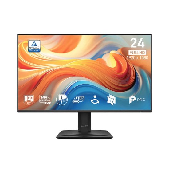Monitor 23.8" MSI PRO MP242 E14C,1 FHD, IPS, 144Hz, 1ms, 300 cd/m2, FreeSync, crna