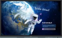 Interaktivni zaslon BENQ RM7505, 75", 4k, 50 Points Touch, crni