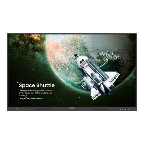 Interaktivni zaslon BENQ RE8604A, 86", 4k, 40 Points Touch, crni