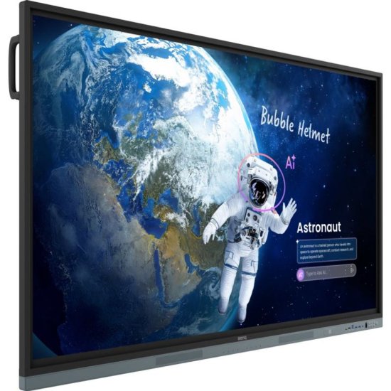 Interaktivni zaslon BENQ RE8605, 86", 4k, 50 Points Touch, crni