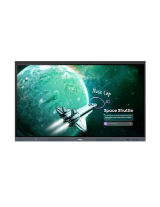 Interaktivni zaslon BENQ RE6505E, 65", 4k, 50 Points Touch, crni