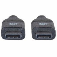 Kabel MANHATTAN, USB 3.2 Gen2, USB-C (M) na USB-C (M), 60W, 1.2 DP Alt Mode, 1.0m