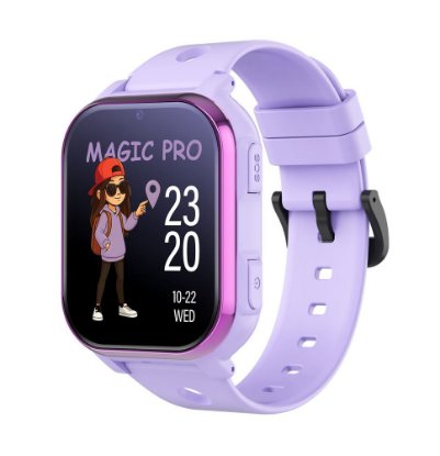 Dječji pametni sat VIVAX smart kids watch, 4G, magic PRO, ljubičasti