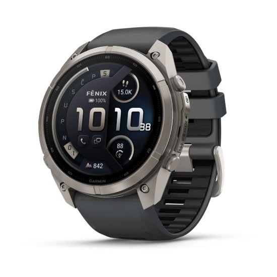 Pametni sat GARMIN Fenix 9 Pro inReach, 51mm, AMOLED, multisport, crni remen