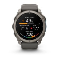 Pametni sat GARMIN Fenix 9, 51mm, AMOLED, multisport, sivi remen